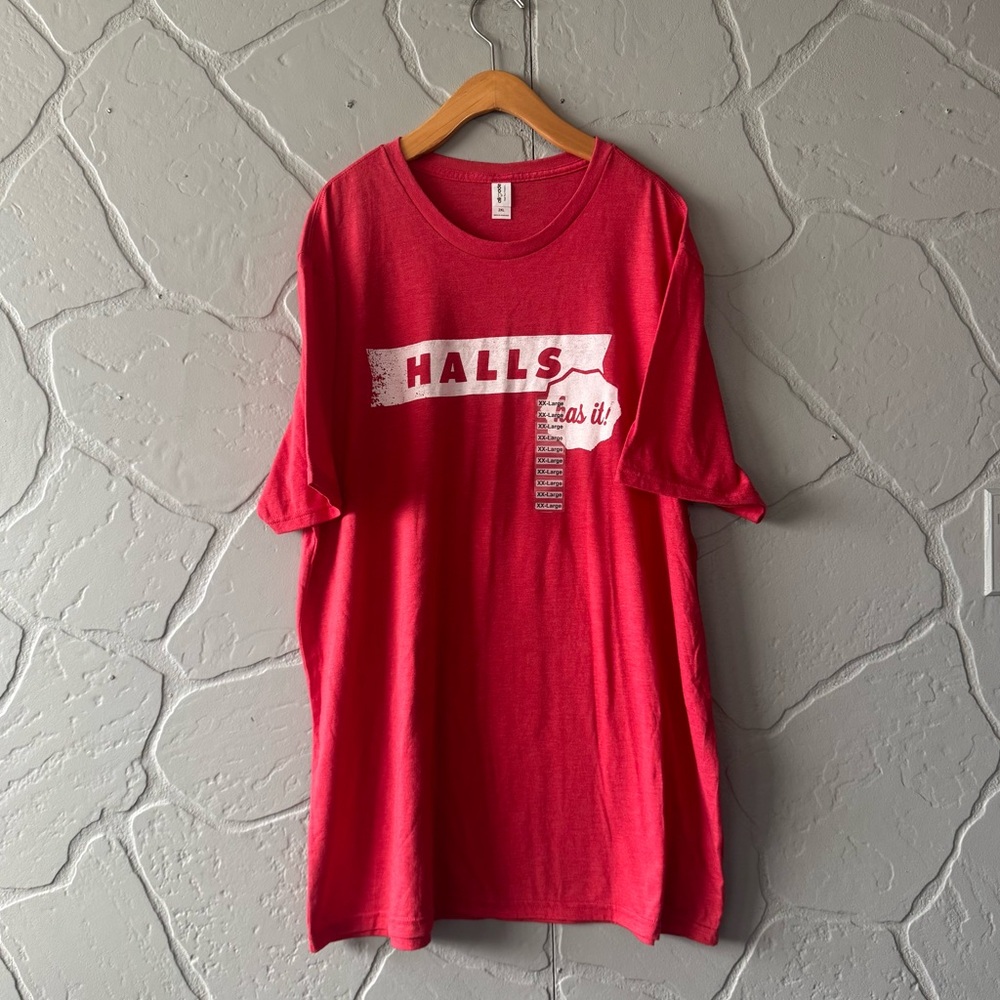 Halls Has It! Red Graphic Tee Allmade 2XL